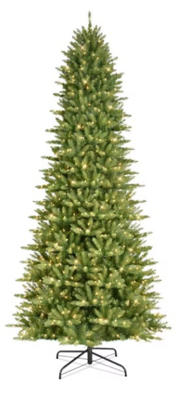 12ft Slim Fraser Fir Artificial Christmas Tree with Clear Lights